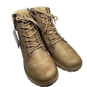 Cliffs by White Mountain Kelsie Womens Boots 8.5M Natural Tan Hiking Knit 319052